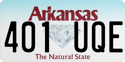 AR license plate 401UQE