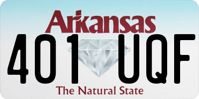 AR license plate 401UQF