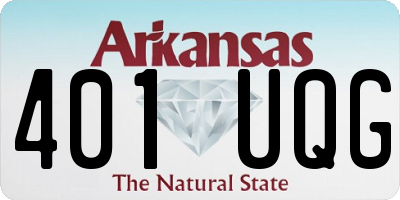 AR license plate 401UQG