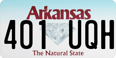 AR license plate 401UQH