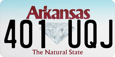 AR license plate 401UQJ