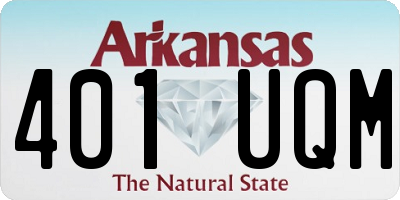 AR license plate 401UQM