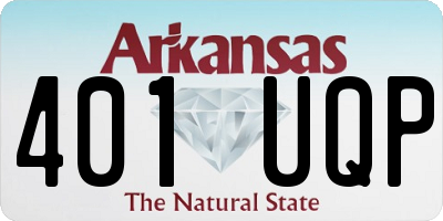 AR license plate 401UQP