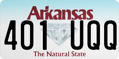 AR license plate 401UQQ