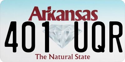 AR license plate 401UQR
