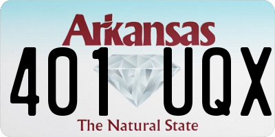 AR license plate 401UQX