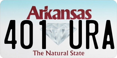 AR license plate 401URA