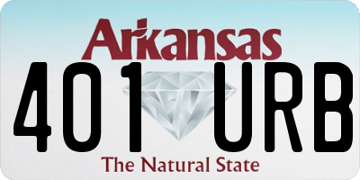 AR license plate 401URB