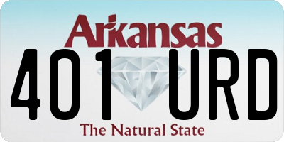 AR license plate 401URD