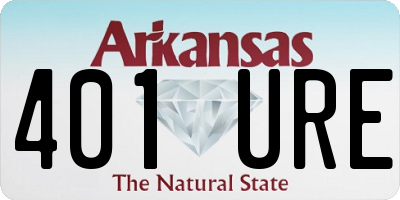 AR license plate 401URE