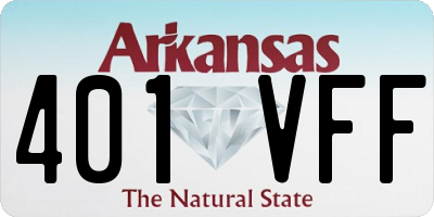 AR license plate 401VFF