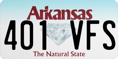 AR license plate 401VFS