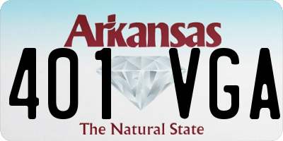 AR license plate 401VGA