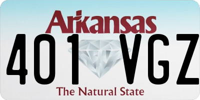 AR license plate 401VGZ
