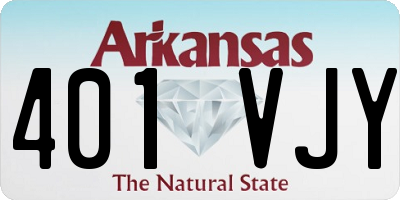 AR license plate 401VJY