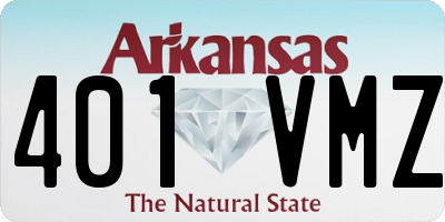 AR license plate 401VMZ