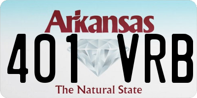 AR license plate 401VRB