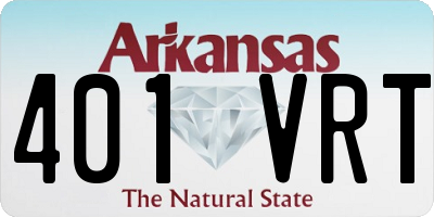AR license plate 401VRT