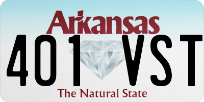 AR license plate 401VST