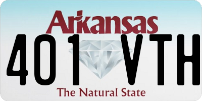 AR license plate 401VTH