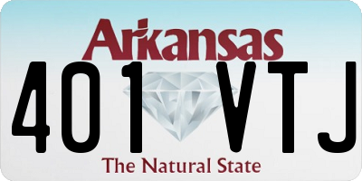 AR license plate 401VTJ