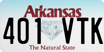 AR license plate 401VTK