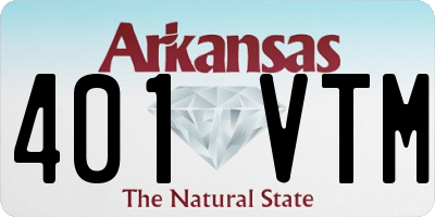 AR license plate 401VTM