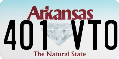 AR license plate 401VTO