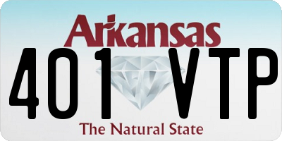 AR license plate 401VTP