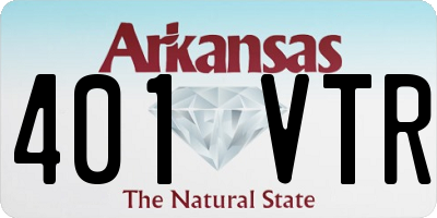 AR license plate 401VTR