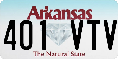 AR license plate 401VTV