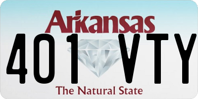 AR license plate 401VTY
