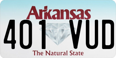 AR license plate 401VUD