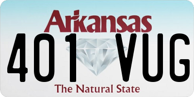 AR license plate 401VUG