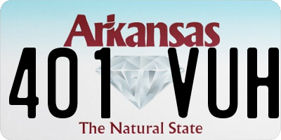 AR license plate 401VUH