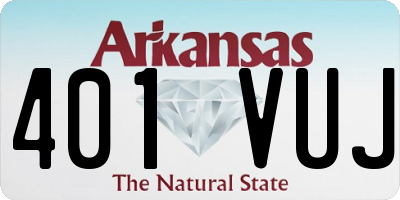 AR license plate 401VUJ