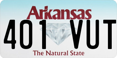AR license plate 401VUT