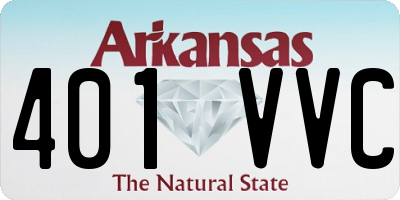 AR license plate 401VVC
