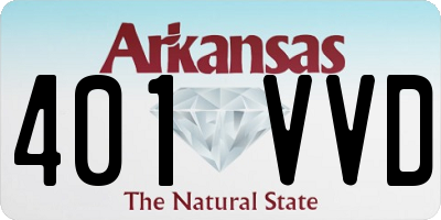 AR license plate 401VVD