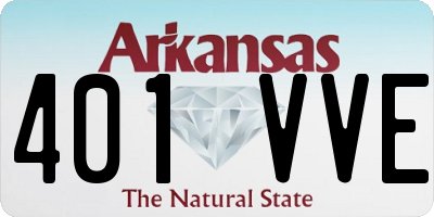 AR license plate 401VVE