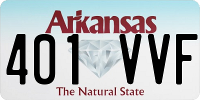 AR license plate 401VVF