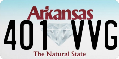 AR license plate 401VVG