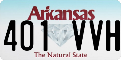 AR license plate 401VVH