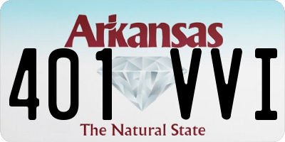 AR license plate 401VVI