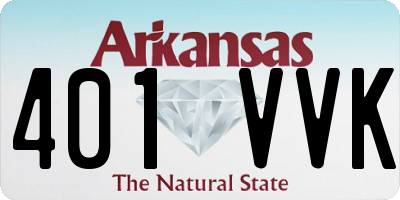 AR license plate 401VVK