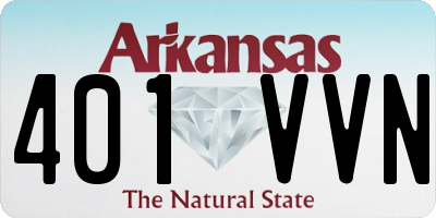 AR license plate 401VVN