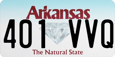 AR license plate 401VVQ