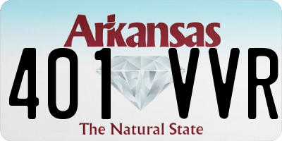 AR license plate 401VVR