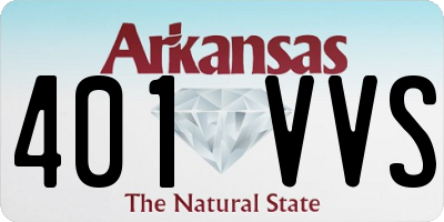 AR license plate 401VVS