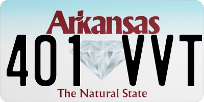 AR license plate 401VVT